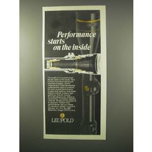 1980 Leupold Scopes Ad - Starts on the Inside