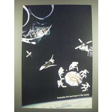 1985 Carlsberg Beer Ad - Probably the best beer in the world - Outer Space