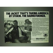 1987 Vetter Barnstormer Jacket Ad - Taking by Storm