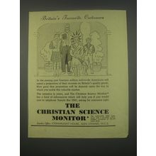 1949 The Christian Science Monitor Ad - Uncle Sam
