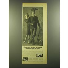 1964 UTA French Airlines Ad - Why are more and more air-travelling businessmen