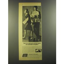 1964 UTA French Airlines Ad - How do air-experienced executives become