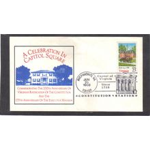 Event 200th Radification 2345 25c Virginia (Unkn Cachet-U/A) CV00823