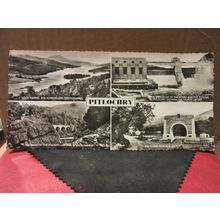 multiview, PITLOCHRY , SCOTLAND .unused 'PANORAMIC' postcard RP by J B White. #