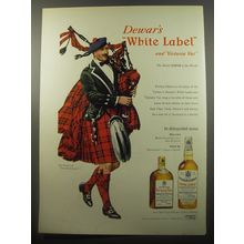 1950 Dewar's White Label Scotch Advertisement - Tartan of Clan MacGregor