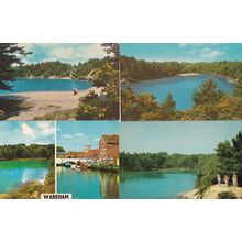 The Blue Pool Wareham Dorset 4x 1970s Postcard s
