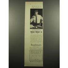 1955 Broadstreet's Hathaway Batiste Oxford '55 Shirt Ad - The shirt of the year