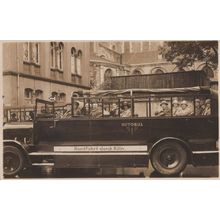 Koln Antique German Autobus Transport Old Bus Postcard