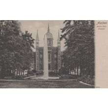 Aachen Maria Hospital Germany Character Old Postcard