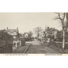 Lilley Lane Junction West Heath Birmingham 1937 Rare Photo Postcard