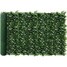 58"X117" Faux Leaf Privacy Fence Screen Artificial Laurel Leaves Fence Cover Wal