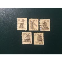 ICOLLECTZONE US 1738-42 VF used. Complete Set