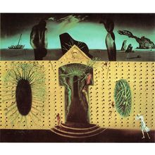 Salvador Dali - Tristan Insane 1938 Poster Canvas Movie Film Print A0 A1 A2 A3 A
