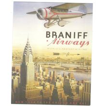 AVIATION ADVERTISING BRANIFF AIRWAYS CARD NO A42 UK POST INC.