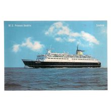 PRINSES BEATRIX Sealink Dutch Ferry postcard #