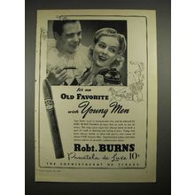 1940 Robt. Burns Panatela de Luxe Cigar Ad