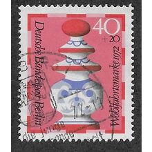 BERLIN -1972 40pf + 20 'HUMANITARIAN FUNDS' FINE USED (EBID60-225)