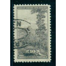 Used 749 10c Smoky Moutains Almost Very Fine C0531