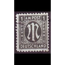 GERMANY Alliiert AmBri [1945] MiNr 0016 A ( O/used )