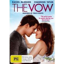 The Vow DVD | Channing Tatum, Rachel McAdams | Region 4 & 2