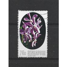 Singapore.SG275 75c Arachnis hookeriana (Vanda Dawn Nishimura).Fine Used.Jun25
