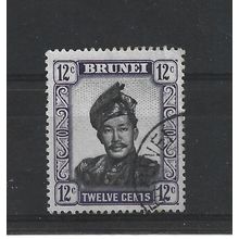 Brunei.SG107 12c Sultan Omar Ali Saifuddin.Fine Used.Aug25w