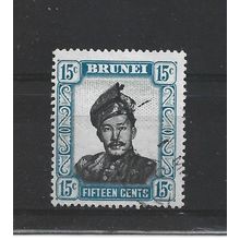 Brunei.SG108 15c Sultan Omar Ali Saifuddin.Fine Used.Aug25n