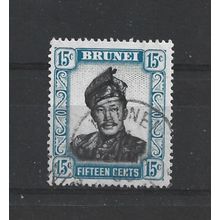 Brunei.SG108 15c Sultan Omar Ali Saifuddin.Fine Used.Aug25r