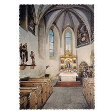 BAD AUSSEE church unused postcard vgc =