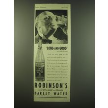 1940 Robinson's Barley Water Ad - Long and Good