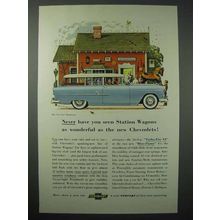 1955 Chevrolet Two-Ten Handyman Station Wagon Ad