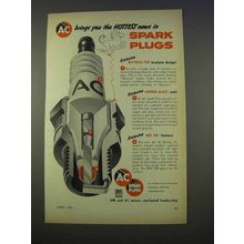 1955 AC Spark Plugs Ad - The Hottest News