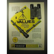 1970 Tasco Ad - #705 Target Scope; #663A Rangerscope +