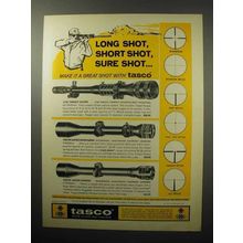 1970 Tasco Scope Ad - #705 Target Scope #627W #655W