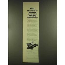 1972 Dual Turntable Ad - 1215 S, 1218, 1229