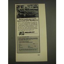 1976 Bradley GT Sports Car Ad - Made Your Mark