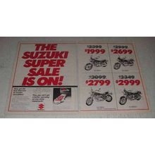 1982 Suzuk 1981 Motorcycle Ad - GS-550TX, GS-750LX