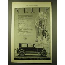 1924 Velie Motor Car Ad - The smartest car on the highway