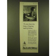 1924 Say it With Flowers Ad - They bring a lingering touch of charm