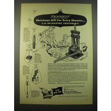 1954 C-H Reloading Equipment Ad - Perfect Christmas gift for every shooter