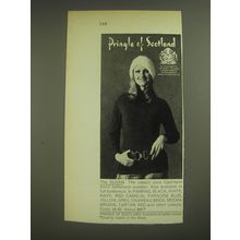 1974 Pringle of Scotland Susan Mock Turtleneck Sweater Advertisement