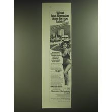 1974 Macuto-Sheraton Hotel Ad - What has Sheraton done for you lately?