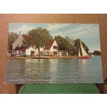HORNING FERRY, RIVER BURE, NORFOLK BROADS used postcard by J.Salmon #