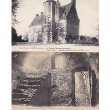 La Riche Le Plessis Lez Tours Chateau Castle 2x French Postcard