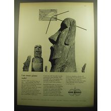 1958 Rand McNally Ad - Can stone giants walk?