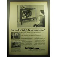 1958 Magnavox Televisions Ad - Cosmopolitan, Constellation and Continental