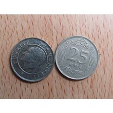 Turkey 2011 25 Kurus Coin