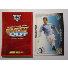 Ben Thatcher - Man City - Shoot Out 2005 2006 Magic Box Football Card (EF1)
