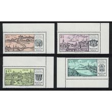 Hungary Budapest Through the Ages 4v Corners 1971 MNH SG#2572-2575
