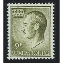 Luxembourg Grand Duke Jean 9f. green Phosphor paper 1975 MNH SG#766 MI#919ya